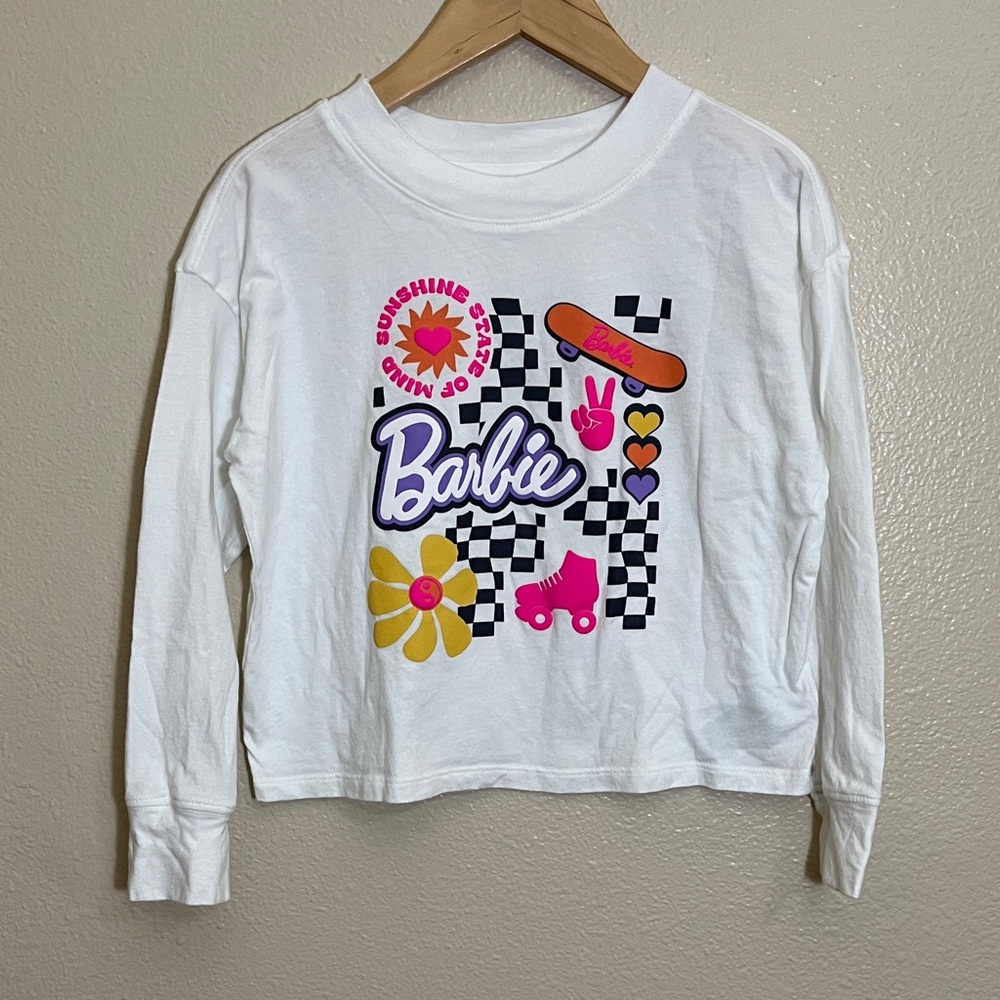 Gap Barbie Graphic Cotton Long Sleeve Tee Shirt